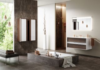 Подвесная тумба под раковину Clarberg Evolution EV0110CD 100см крафт тёмный